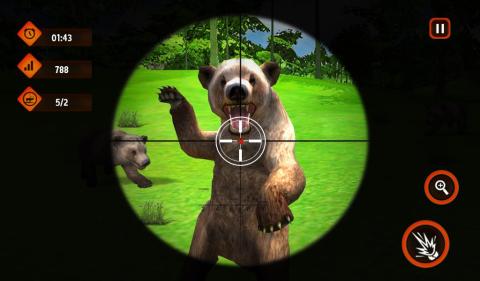 森林 动物 狙击兵 狩猎 3D截图3