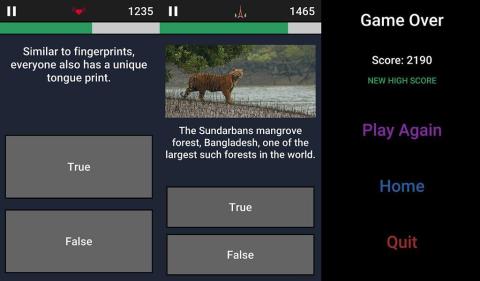 General Quiz 2018 - True OR False截图1