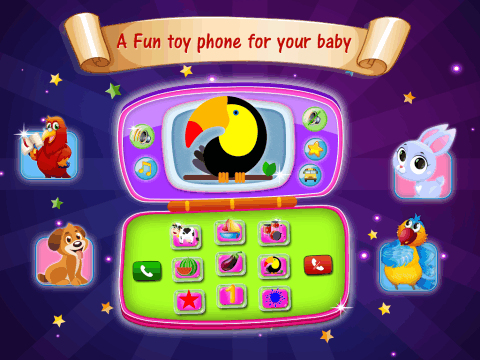 婴儿手机玩具 - 孩子音乐学习玩具游戏截图4