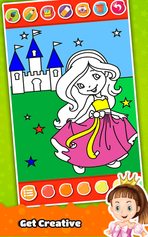 Princess Coloring Book for Kids & Girls *截图2