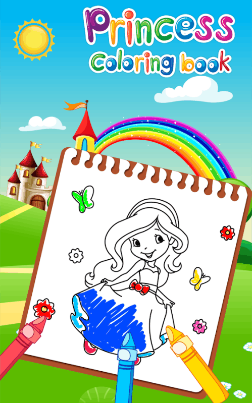 Princess Coloring Book for Kids & Girls *截图