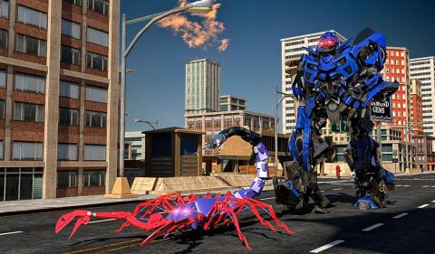 蝎子英雄：警察机器人大战截图4