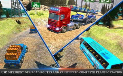 Offroad Police Transporter: Police Cargo Games截图