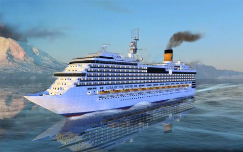 Big Cruise Ship Simulator Games 2018截图2