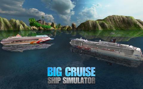 Big Cruise Ship Simulator Games 2018截图