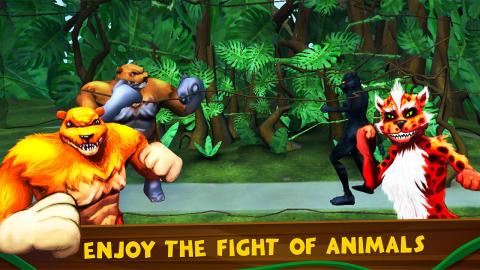 Ninja Panda Fighting 2 - Kung Fu Animals Cup截图2