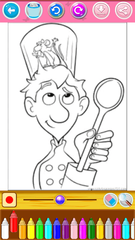 the ratatouille coloringbook截图2