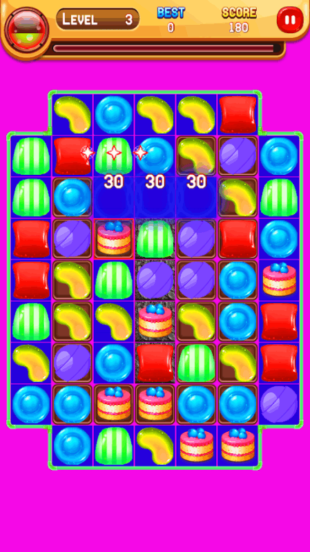 Sweet Candy Fun - Match 3截图4