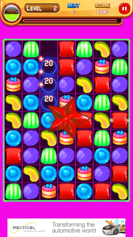 Sweet Candy Fun - Match 3截图3