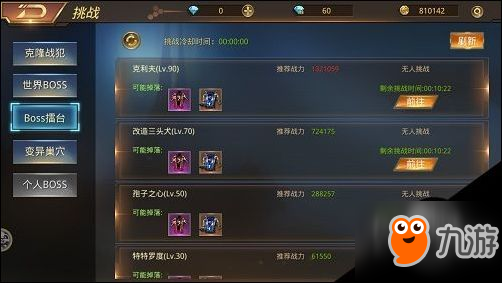 文明曙光个人BOSS 文明曙光挑战自我