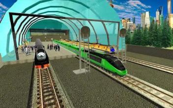 3D 市 火车 司机 模拟器 2018截图2