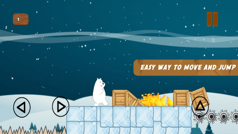 ice bear in Super Runner Bare Bear Adventure Time截图2