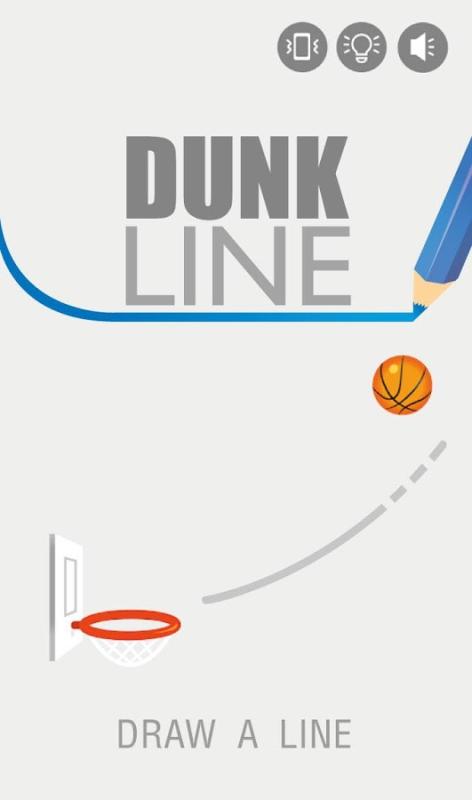 Dunk Line : drawing basketball截图