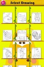 Coloring pages Larva worm games free截图1