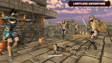 NinjaGirl : Ninja Survival Ultimate War 3D Free *截图4