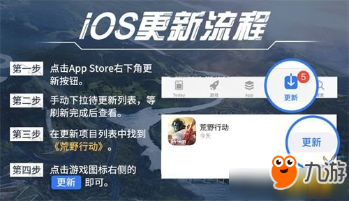 《荒野行动》飙风突击版本IOS如何更新？