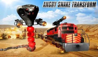 Dragon Snake Transforming Robot Train : Snake Game截图4