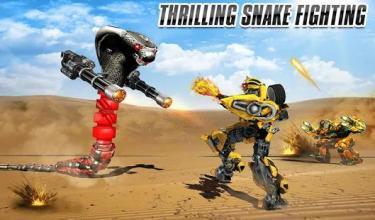 Dragon Snake Transforming Robot Train : Snake Game截图2