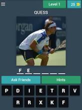 Quiz Tennis Player IFT截图