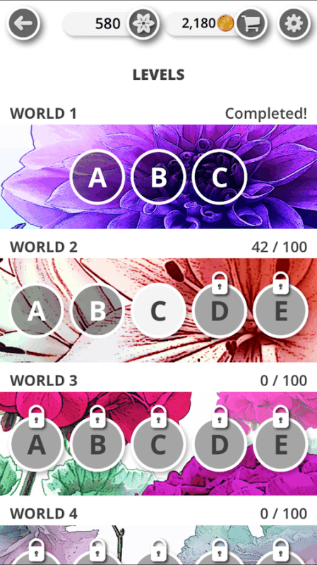 Bouquet of Words - Word game截图3