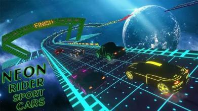 GT Racing Stunts: Car Driving (Neon)截图