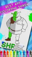 Coloring Shrek Games截图