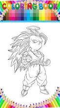 Super saiyan coloring book for fans截图4