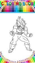 Super saiyan coloring book for fans截图3