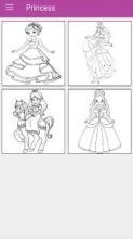 Princess Coloring Book For Kids and Adults截图3