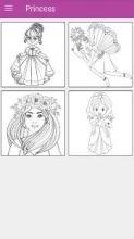 Princess Coloring Book For Kids and Adults截图1