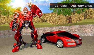 US Robot Transform Car: Robot Transport Games 2018截图