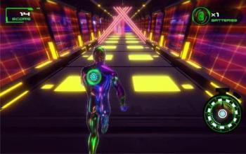 Retro Run - Neon man's endless adventures截图4