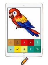 Pixi Color : Pixel Art Coloring Book by number截图2