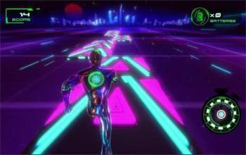 Retro Run - Neon man's endless adventures截图1