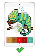 Pixi Color : Pixel Art Coloring Book by number截图