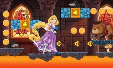 Royal Princess Rapunzel Runner - Girl Survival Run截图2