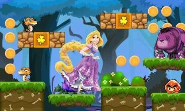 Royal Princess Rapunzel Runner - Girl Survival Run截图1