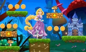 Royal Princess Rapunzel Runner - Girl Survival Run截图