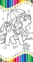 MyLittle Unicorn Coloring Game For Kids截图4