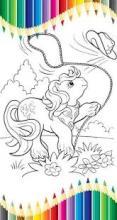 MyLittle Unicorn Coloring Game For Kids截图2