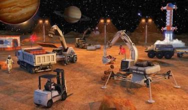 Space City Construction Simulator Game:Mars Colony截图2