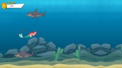 Mermaid Ariel Shark Attack截图3