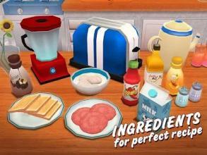Virtual Chef Breakfast Maker 3D: Food Cooking Game截图3