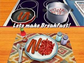 Virtual Chef Breakfast Maker 3D: Food Cooking Game截图