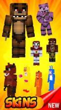 Skins FNAF for MCPE V2截圖