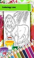 Lion Coloring Book截图2