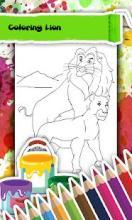 Lion Coloring Book截图