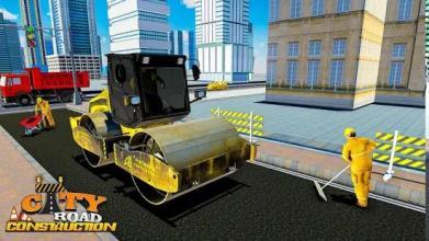 City Road Construction Simulator: Heavy Machinery截图4