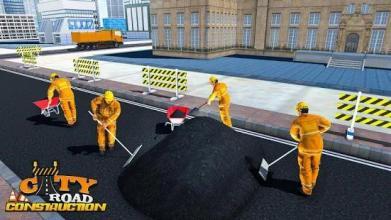 City Road Construction Simulator: Heavy Machinery截图2
