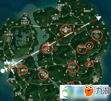 和平精英热带雨林刷枪点位置在哪？热带雨林刷枪地点位置介绍